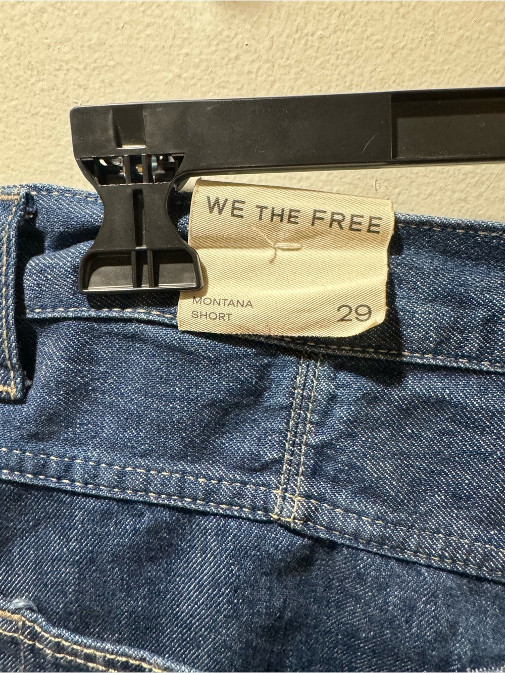 We The Free Montana Relaxed Fit Blue Denim Shorts - Picture 8 of 10